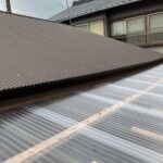 【新城市】小波付け屋根カバー工法 & ポリカ屋根張替え工事