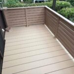 【新城市】室内と庭をつなぐ、使い勝手の良いウッドデッキの設置