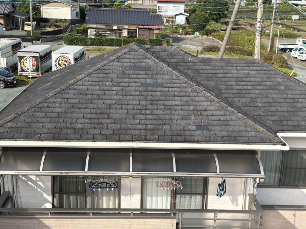 【新城市】スレート屋根ズレ修理工事（保険適用）