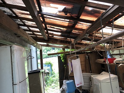 ポリカ屋根改修工事